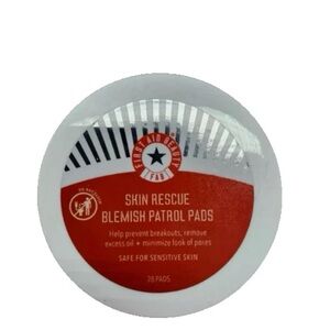 FIRST AID BEAUTY Skin Rescue-Blemish Patrol Pads Safe For Sensitive Skin NEW
